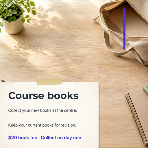 Course books notice