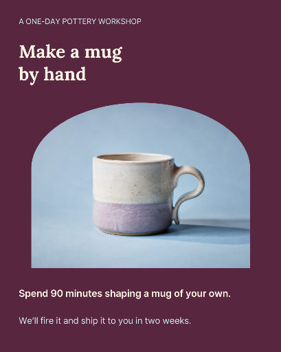 Handbuilt pottery mug workshop guide