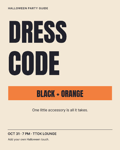 Halloween dress code guide