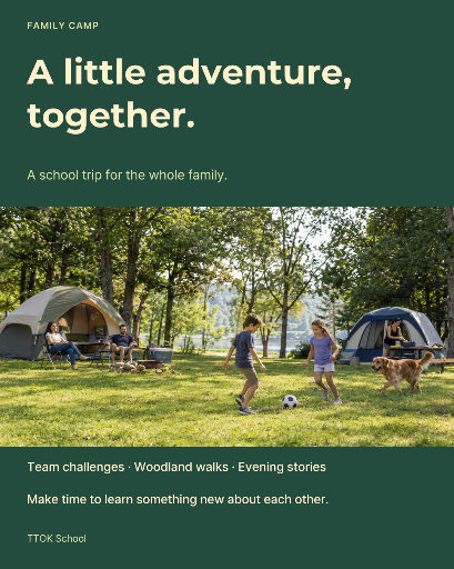 School family camp information